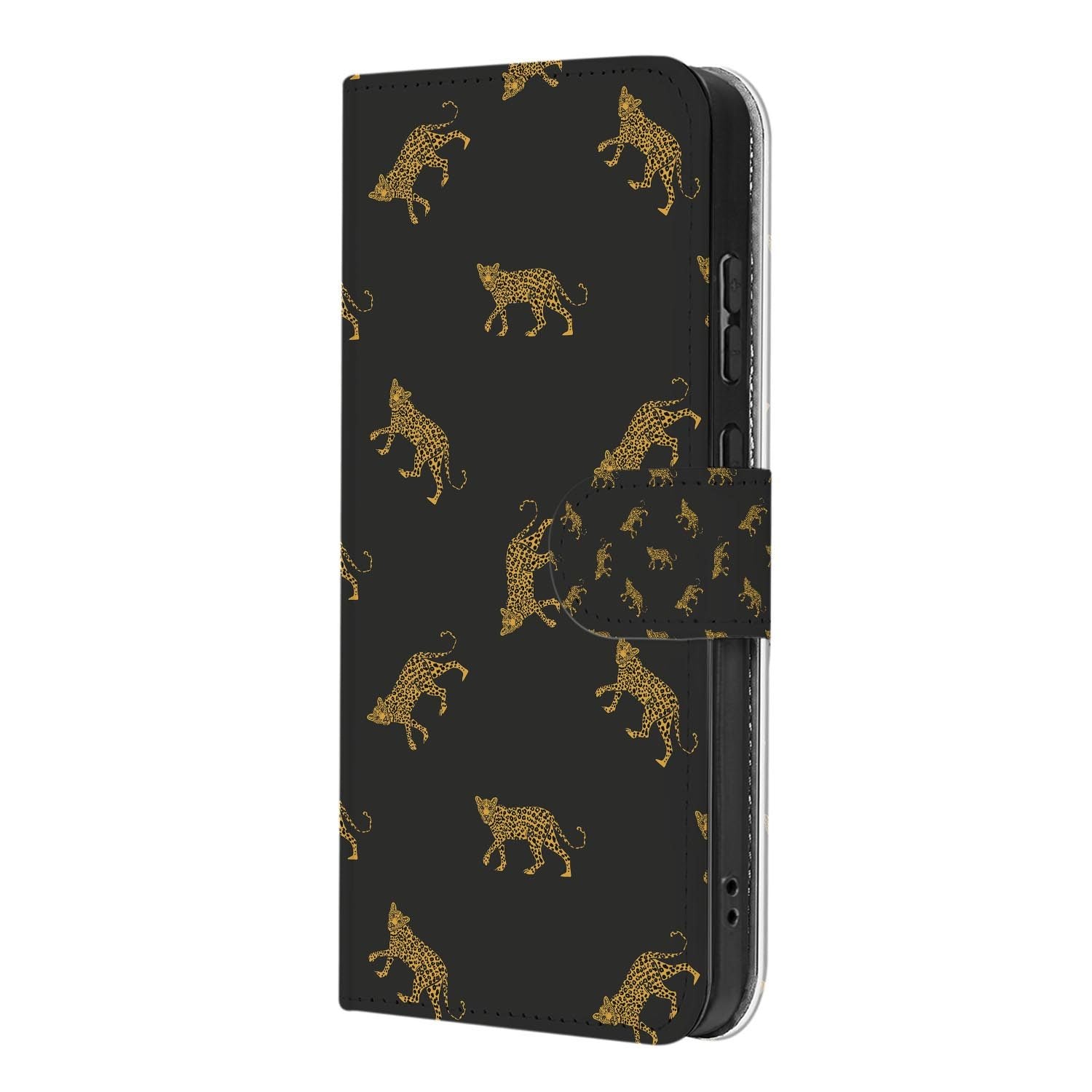Hoesje met pasjeshouder en Leopards print voor Samsung Galaxy S26 FE