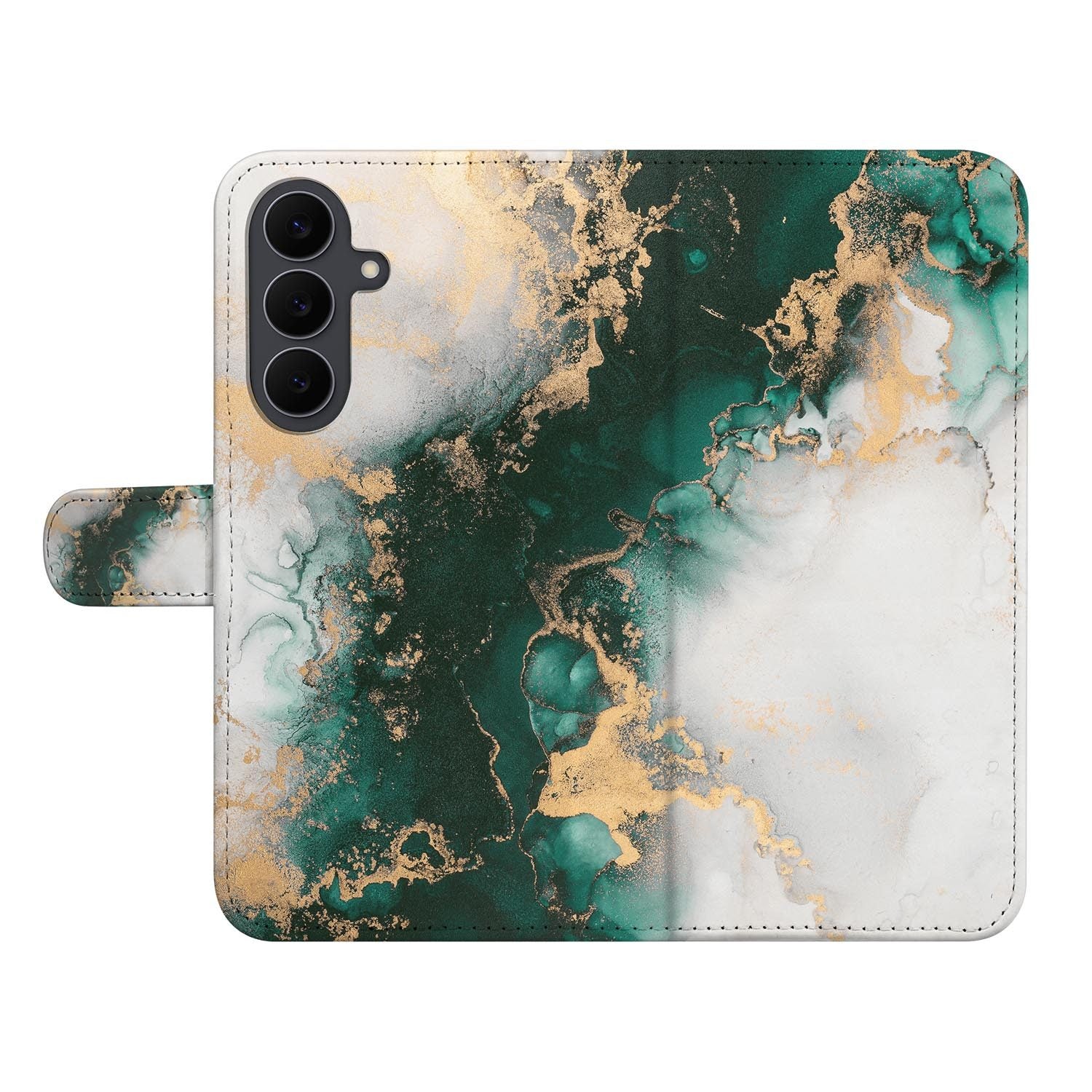 Book case Marmer Groen voor de Samsung Galaxy S26 FE