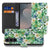 Samsung Galaxy S26 FE bookcase hoesje met Orchidee Groen bloemenprint