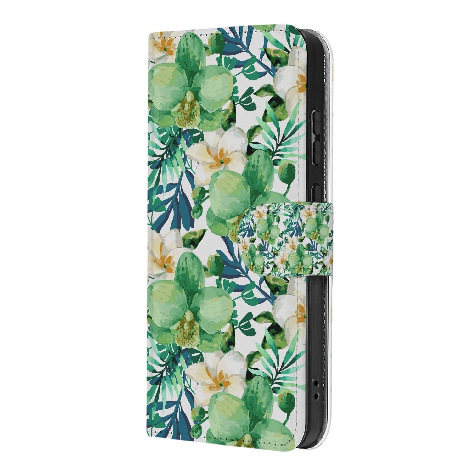 Book case Orchidee Groen met magneetsluiting voor Samsung Galaxy S26 FE