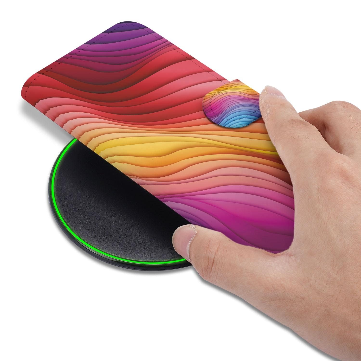 Wallet hoesje in Regenboog stijl voor de Samsung Galaxy S26 FE