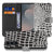 Samsung Galaxy S26 FE bookcase hoesje met Slangenprint design in zwart en wit