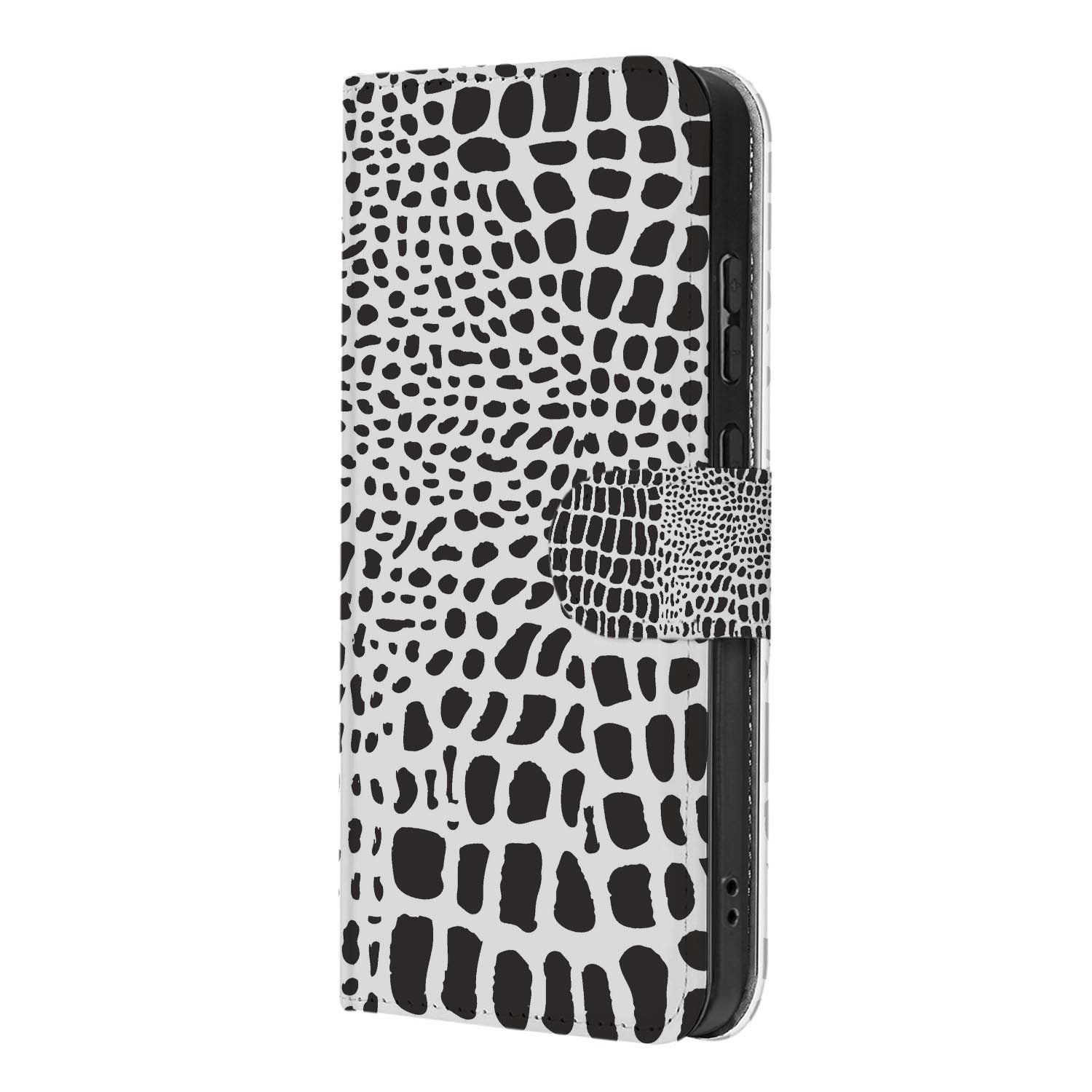 Book case met Slangenprint voor Samsung Galaxy S26 FE, magneetsluiting en briefgeldvak