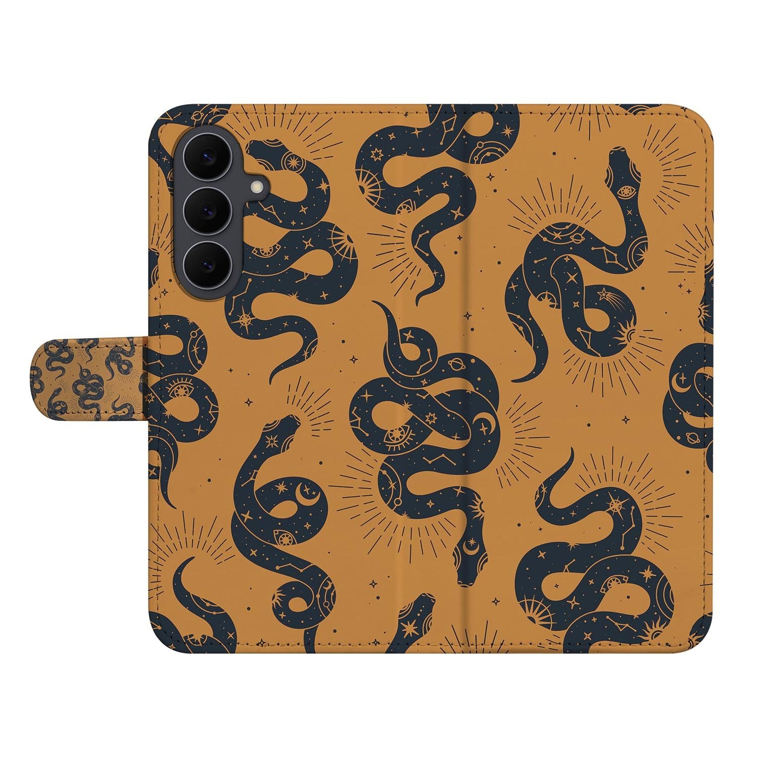 Snakes wallet hoesje voor de Samsung Galaxy S26 FE met ruimte voor pasjes