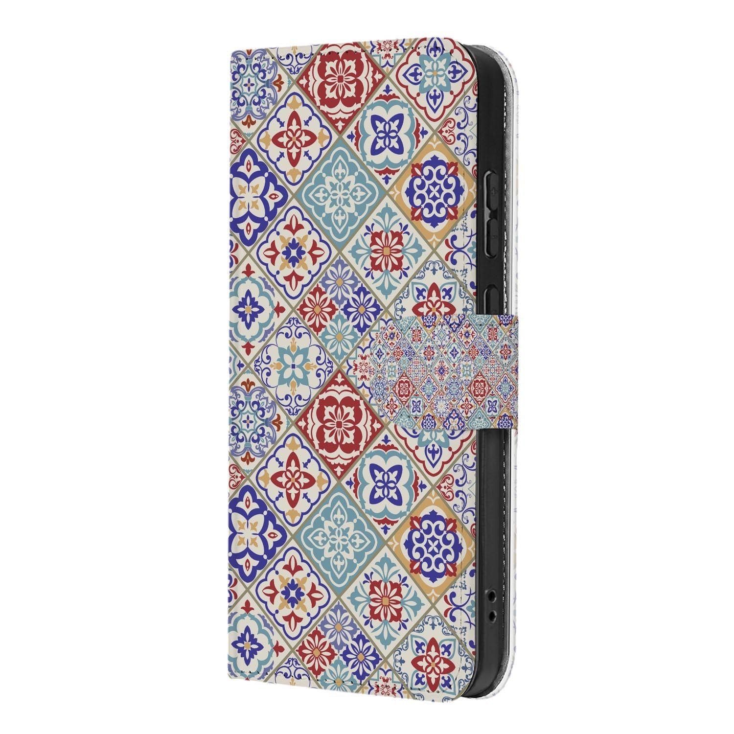 Kunstleren klaphoesje Tiles Color voor de Samsung Galaxy S26 FE