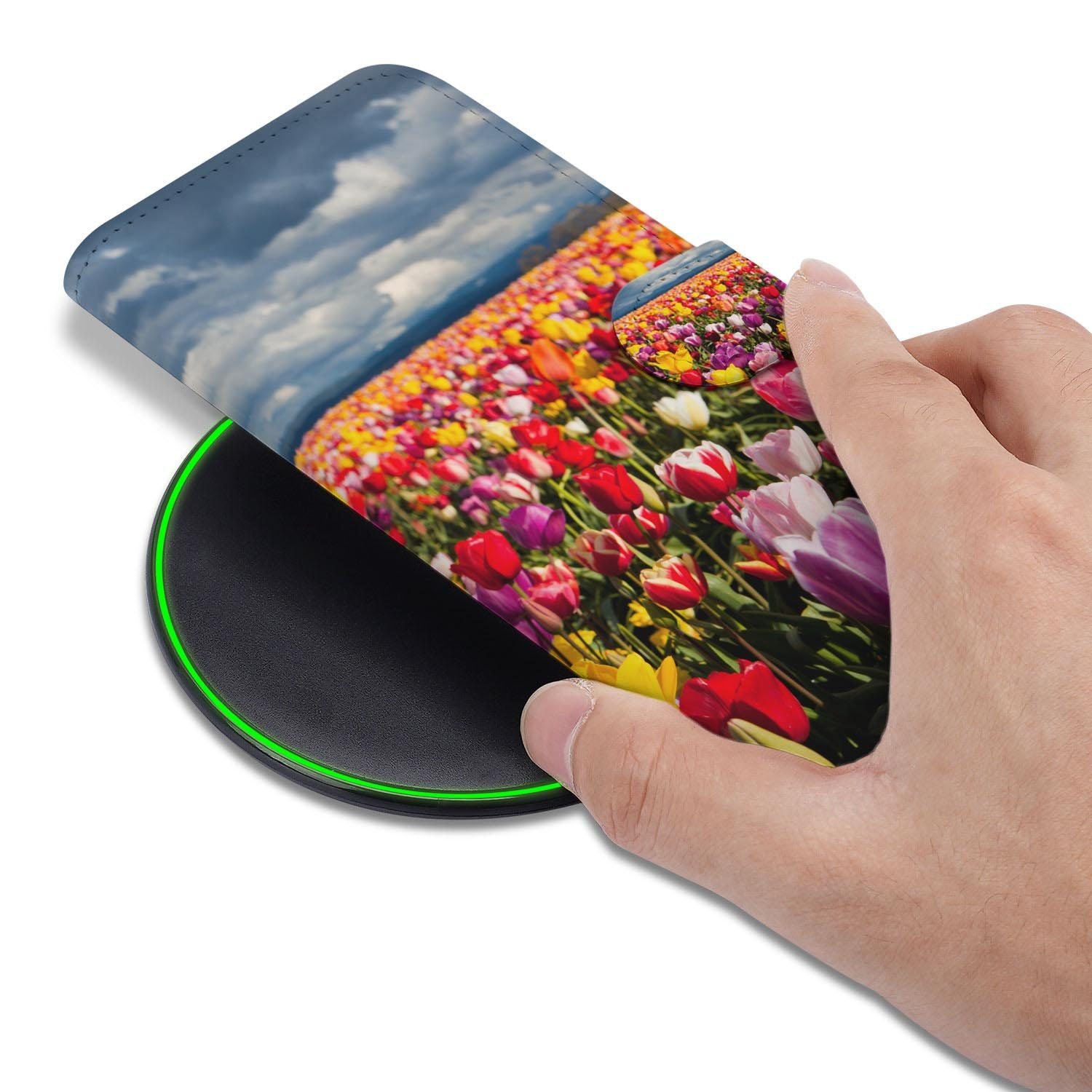 Book case Tulpen voor Samsung Galaxy S26 FE met magneetsluiting