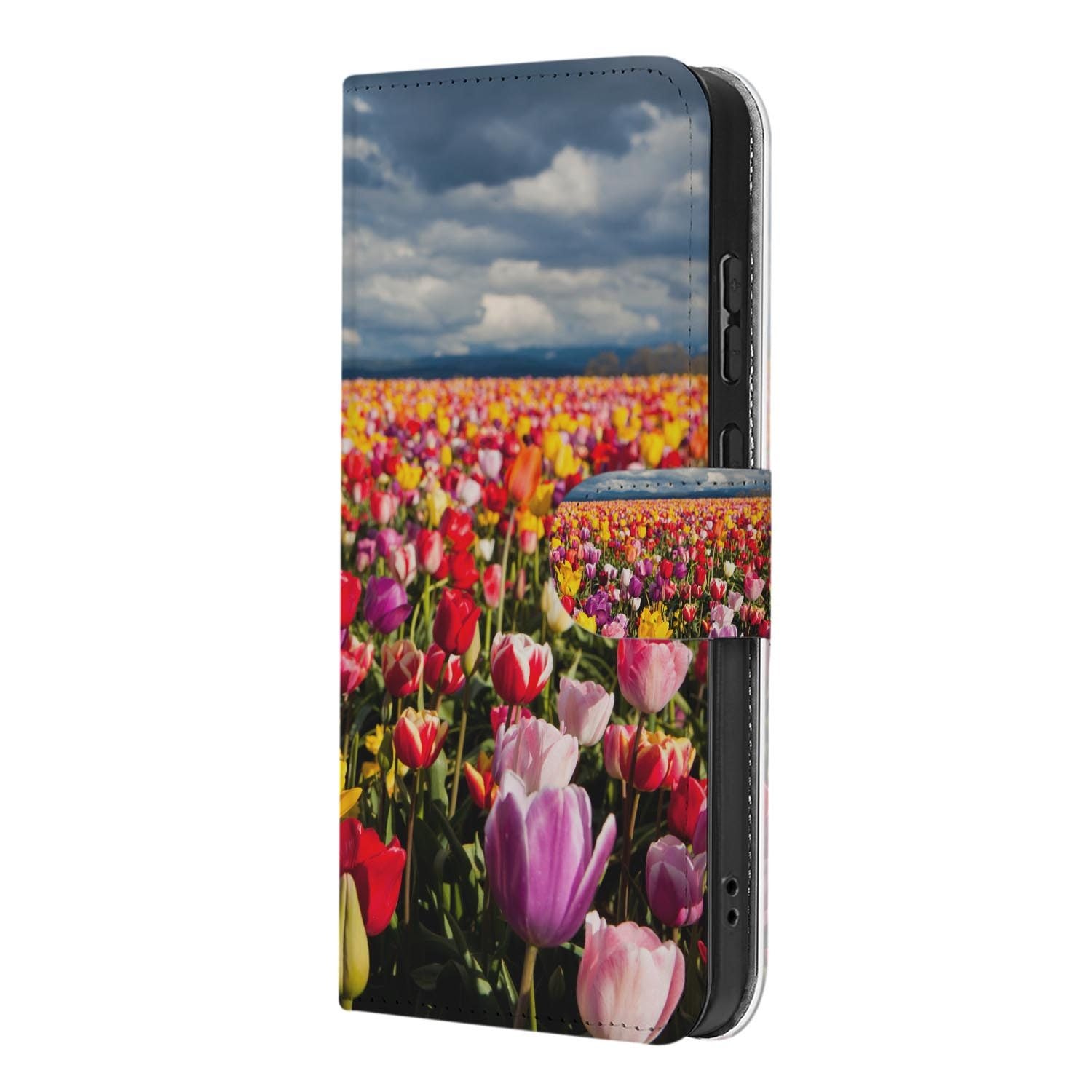 Hoesje met pasjeshouder voor de Samsung Galaxy S26 FE, design Tulpen