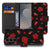 Samsung Galaxy S26 FE bookcase hoesje met Valentine design in zwart en rood