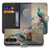 Samsung Galaxy S26 FE bookcase hoesje met Vintage Pauwen design in blauw en groen