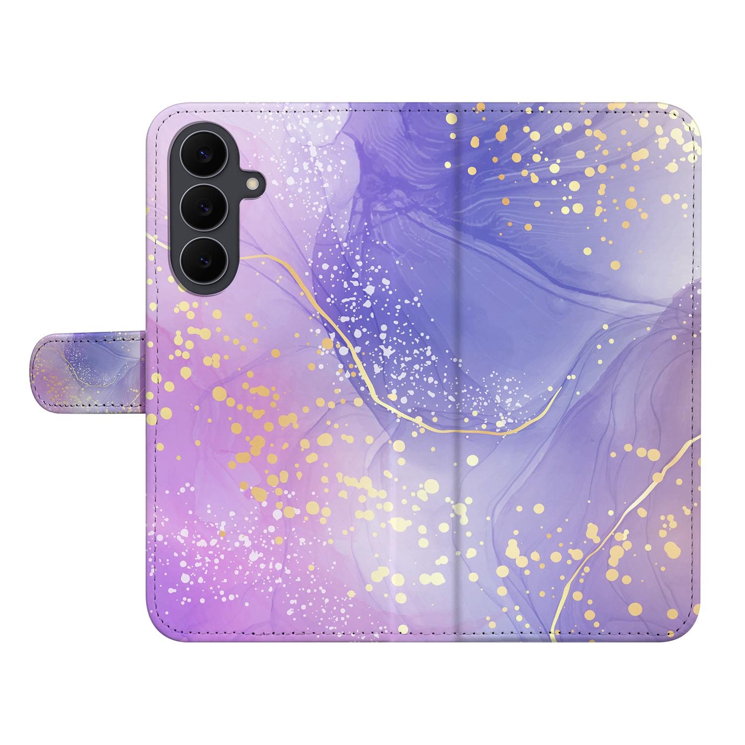 Samsung Galaxy S26 FE bookcase hoesje in het design Watercolor Paars