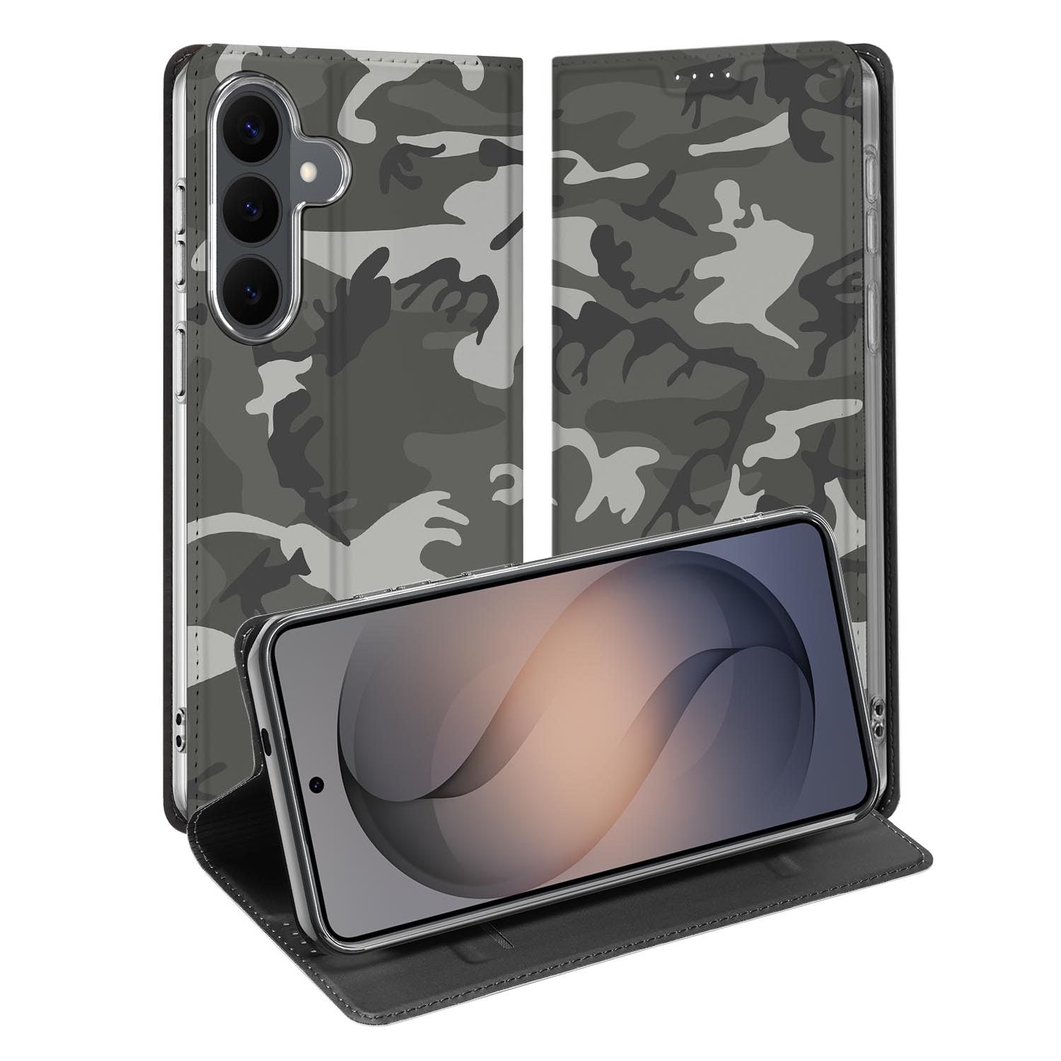 Samsung Galaxy S26 FE standcase met Army Light-print