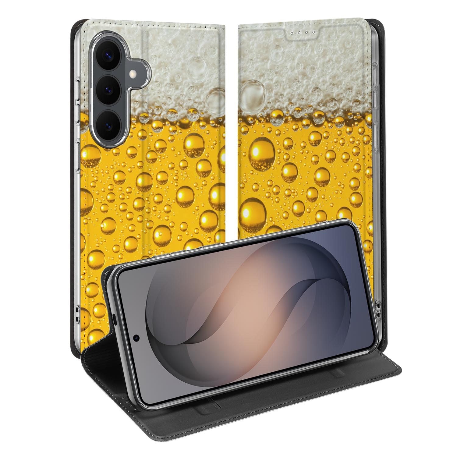 Samsung Galaxy S26 FE standcase met Bier-print