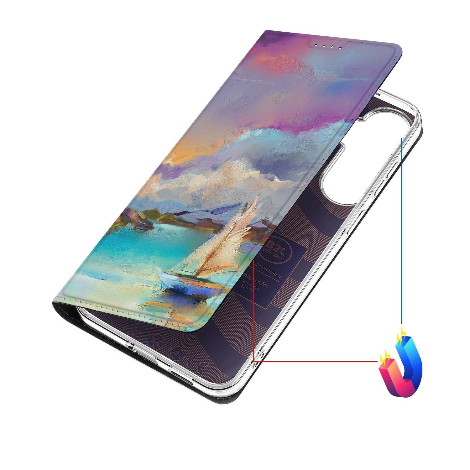 Samsung Galaxy S26 FE hoesje Boat met magneetsluiting