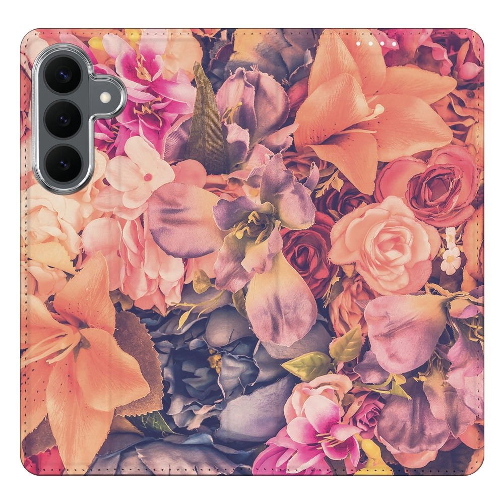 Samsung Galaxy S26 FE boekhoesje Bosje Bloemen met pasjesvak