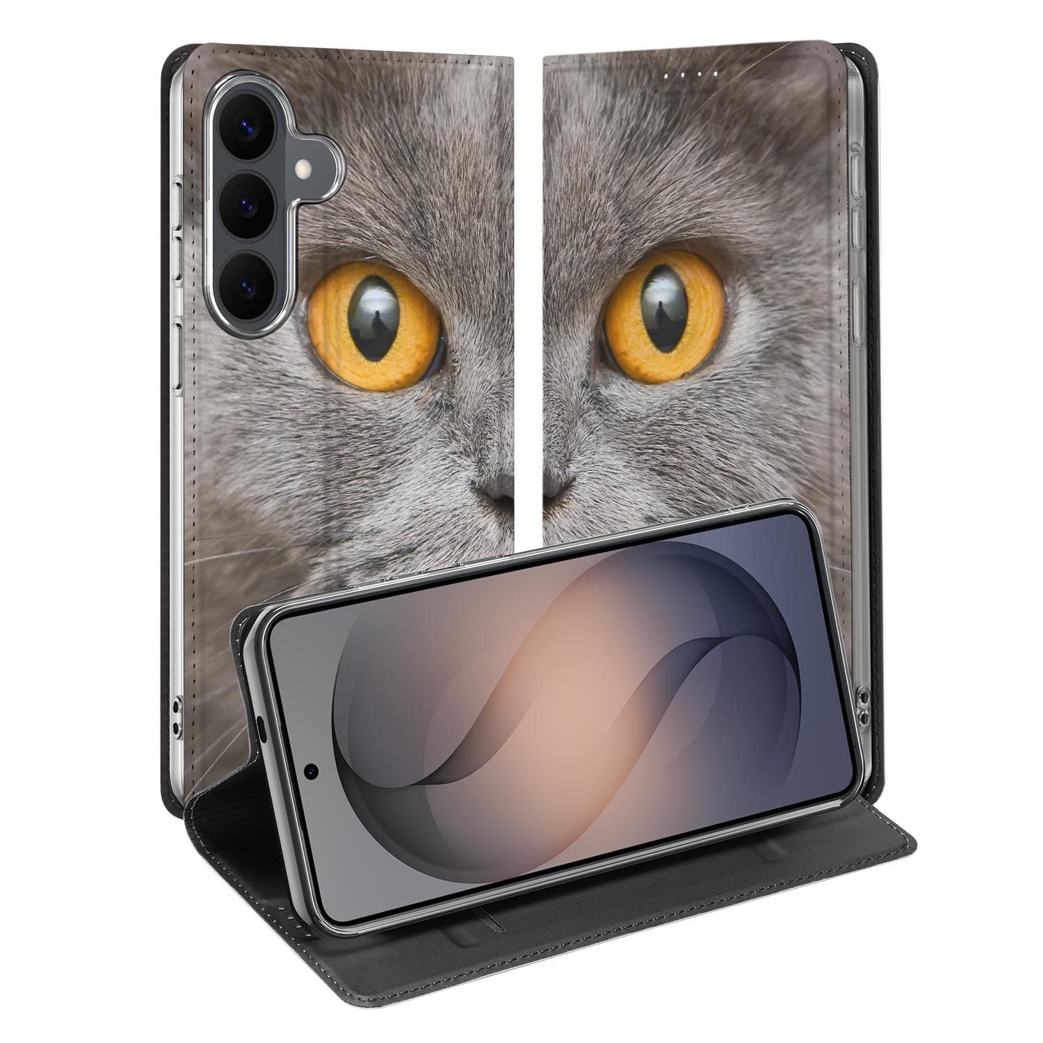Samsung Galaxy S26 FE standcase met Britse Korthaar-print