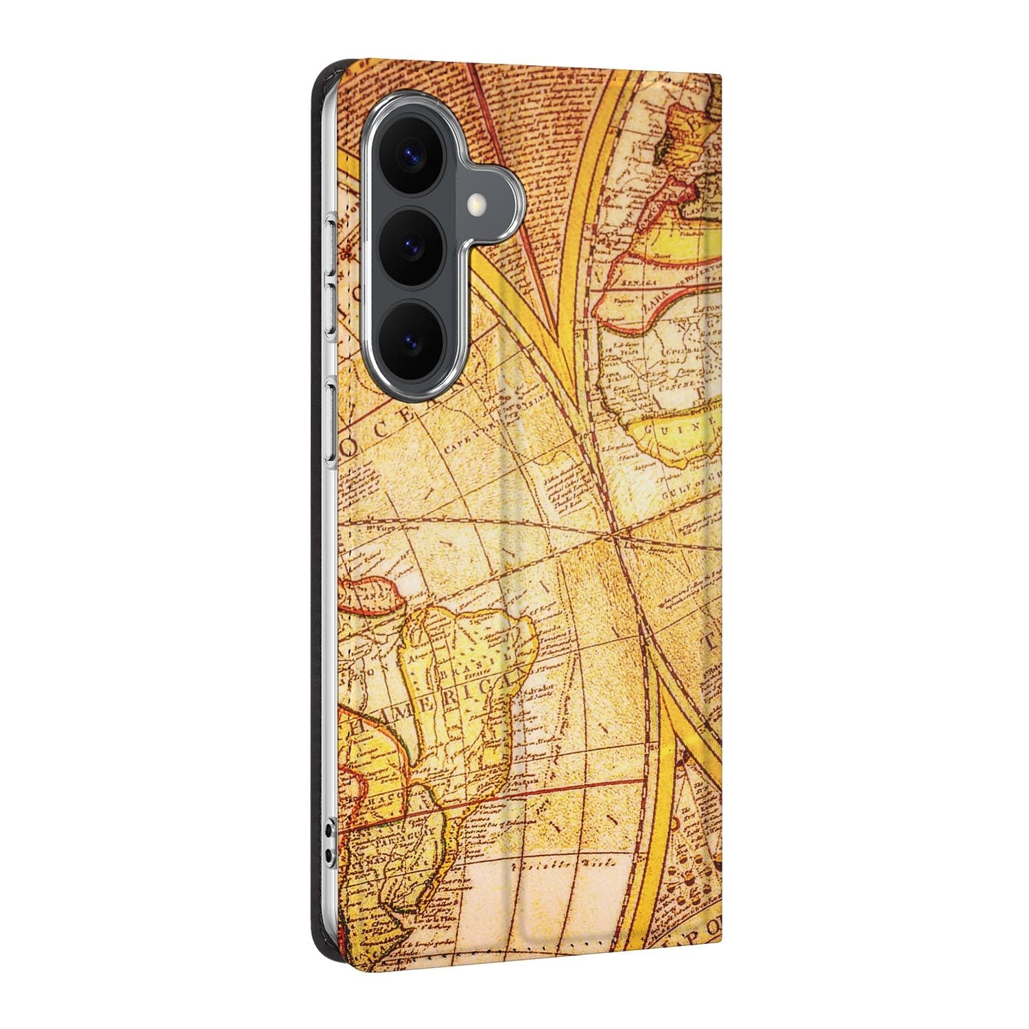 Samsung Galaxy S26 FE standcase Kompas, bescherming voor- en achterkant