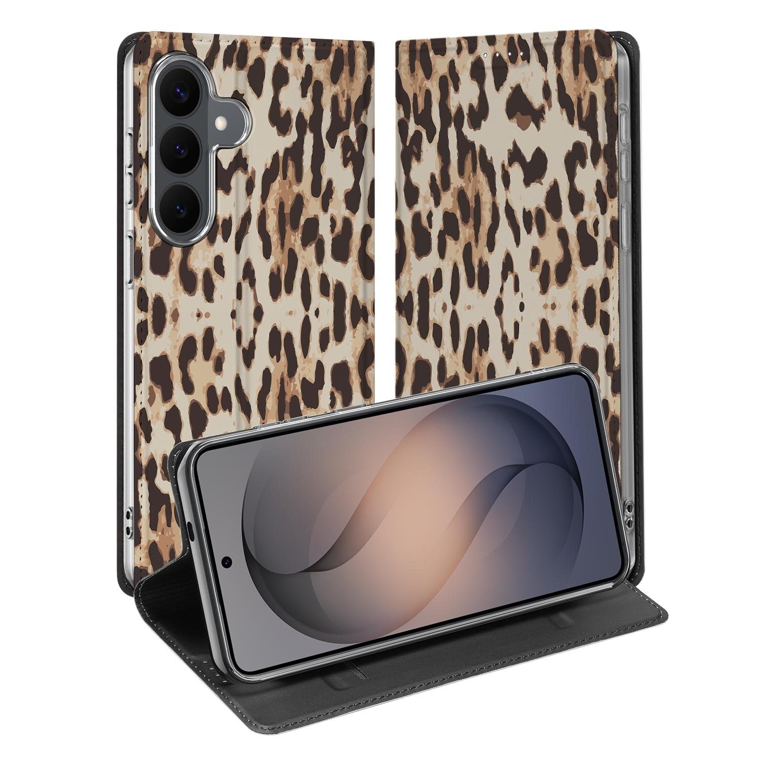 Samsung Galaxy S26 FE standcase met Leopard-print