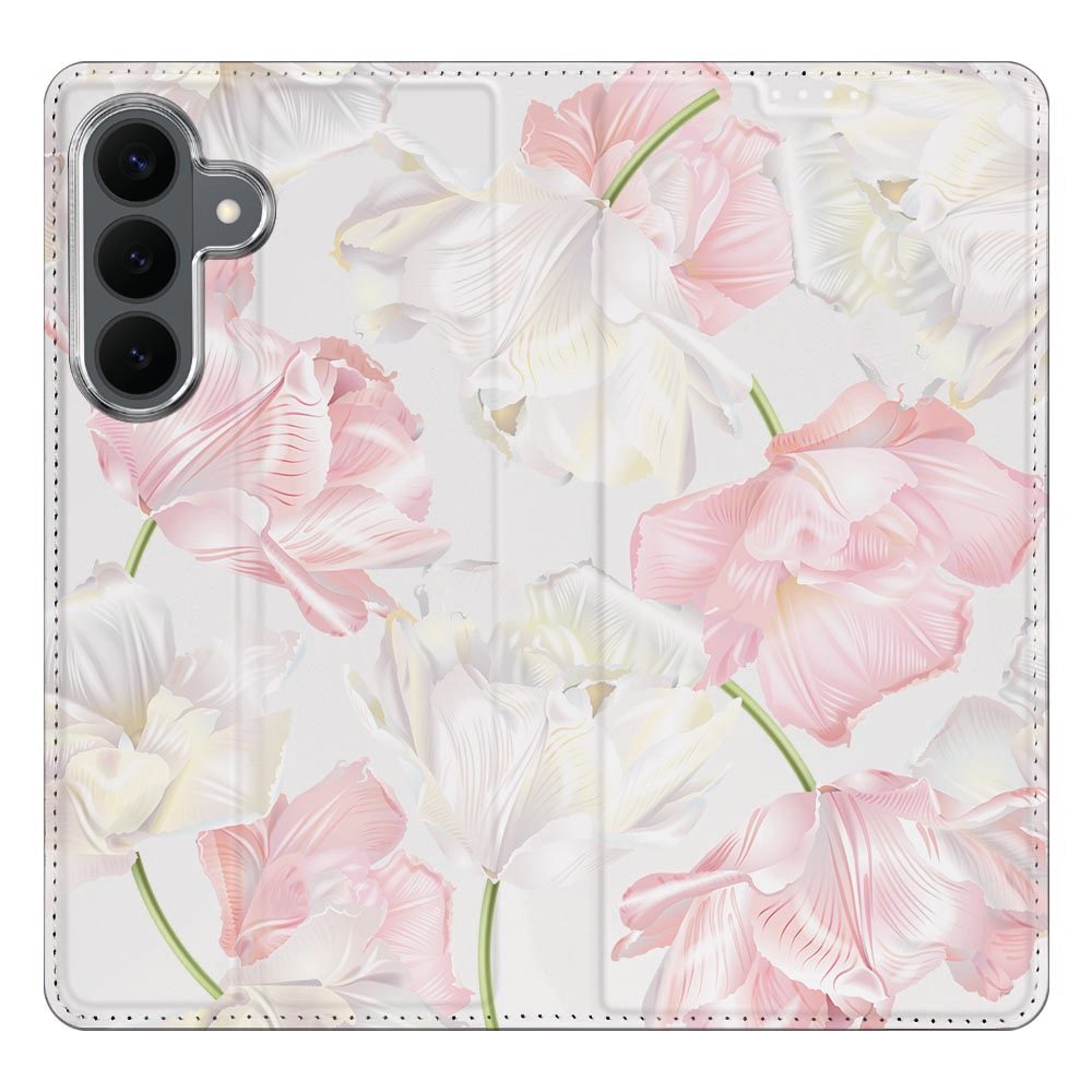 Samsung Galaxy S26 FE boekhoesje Lovely Flowers met pasjesvak