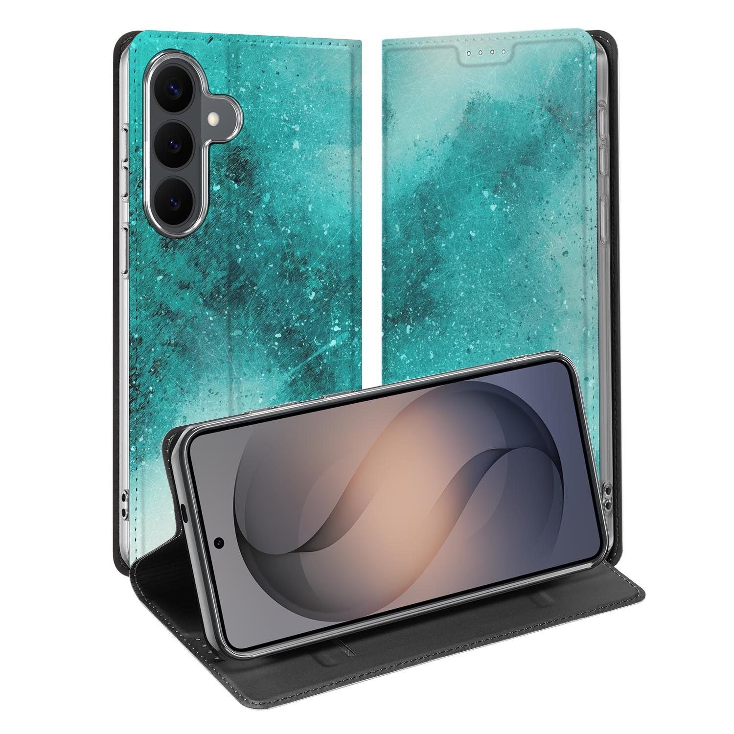Samsung Galaxy S26 FE standcase met Painting Blue-print