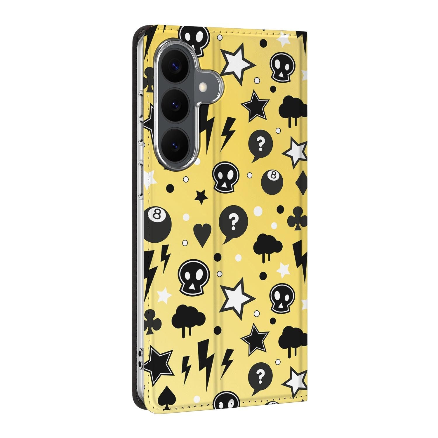 Samsung Galaxy S26 FE standcase Punk Yellow, bescherming voor- en achterkant