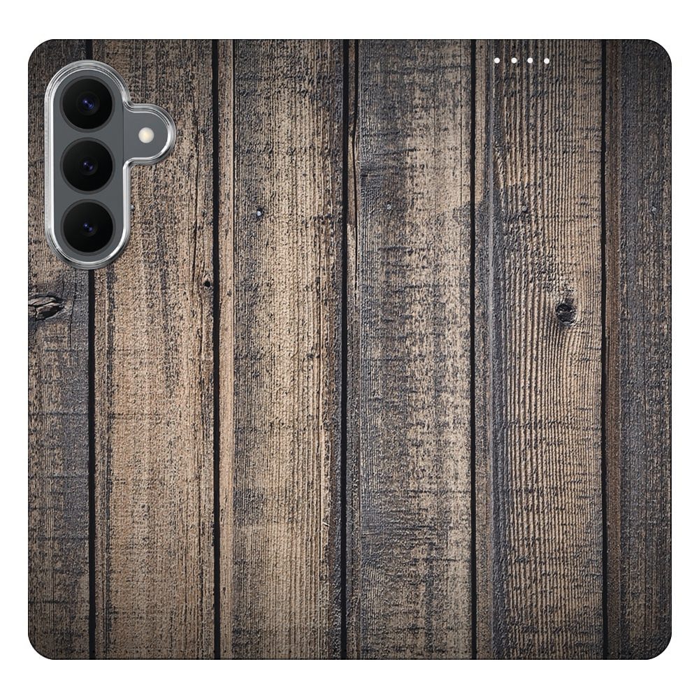 Samsung Galaxy S26 FE boekhoesje Steigerhout met pasjesvak