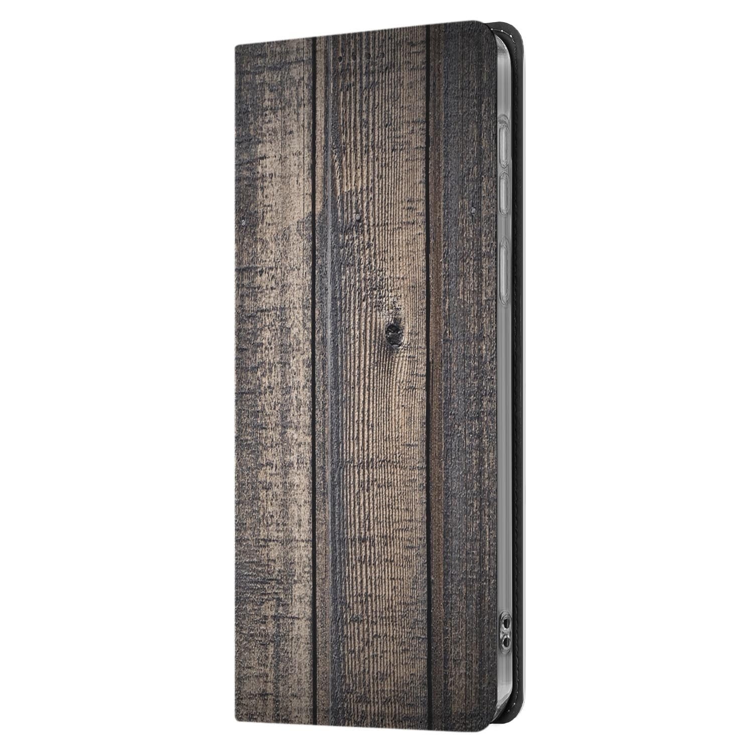 Samsung Galaxy S26 FE standcase Steigerhout, geschikt voor draadloos laden