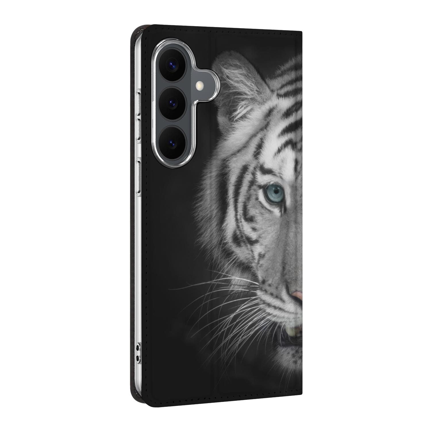 Samsung Galaxy S26 FE standcase Tijger, bescherming voor- en achterkant