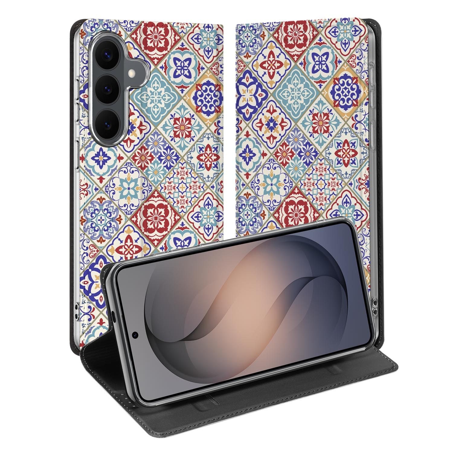 Samsung Galaxy S26 FE standcase met Tiles Color-print