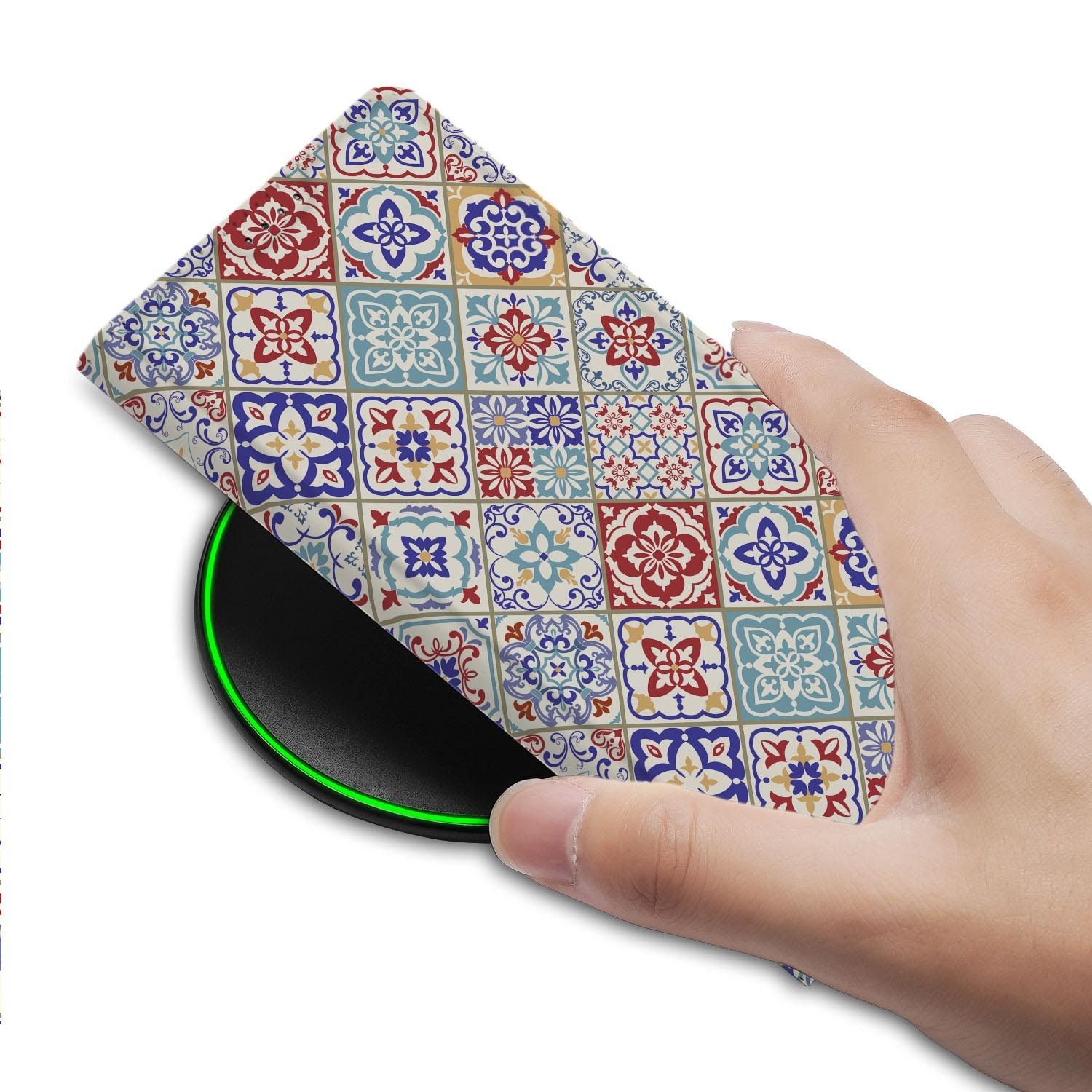 Samsung Galaxy S26 FE bookcase Tiles Color met kunstleren klep