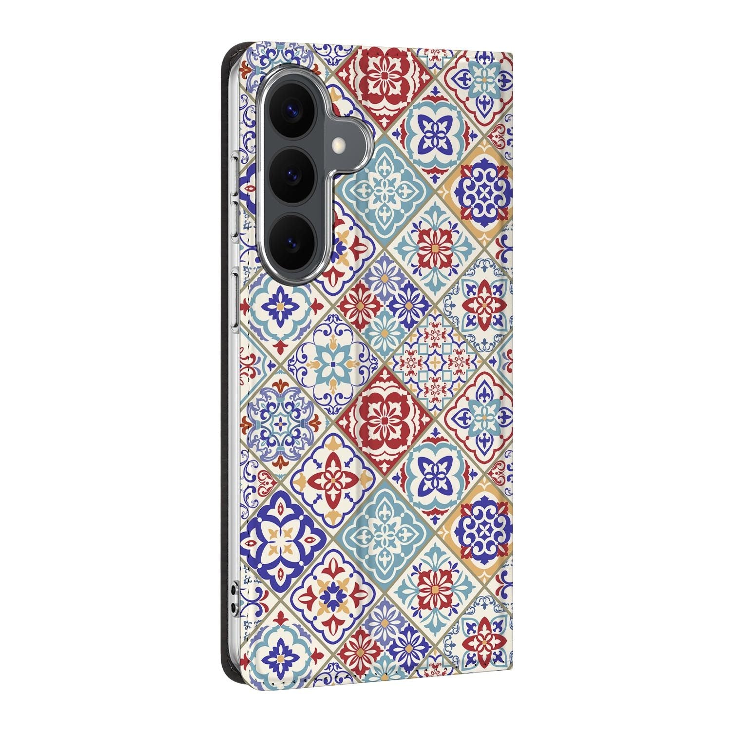 Samsung Galaxy S26 FE standcase Tiles Color, bescherming voor- en achterkant