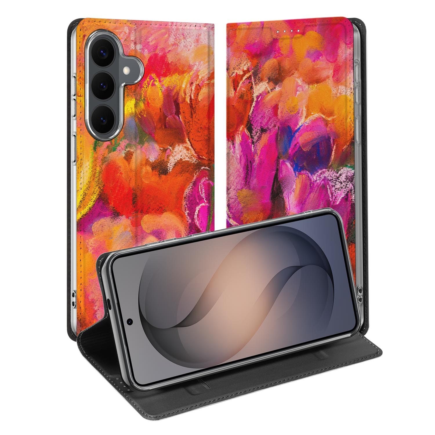 Samsung Galaxy S26 FE standcase met Tulips-print