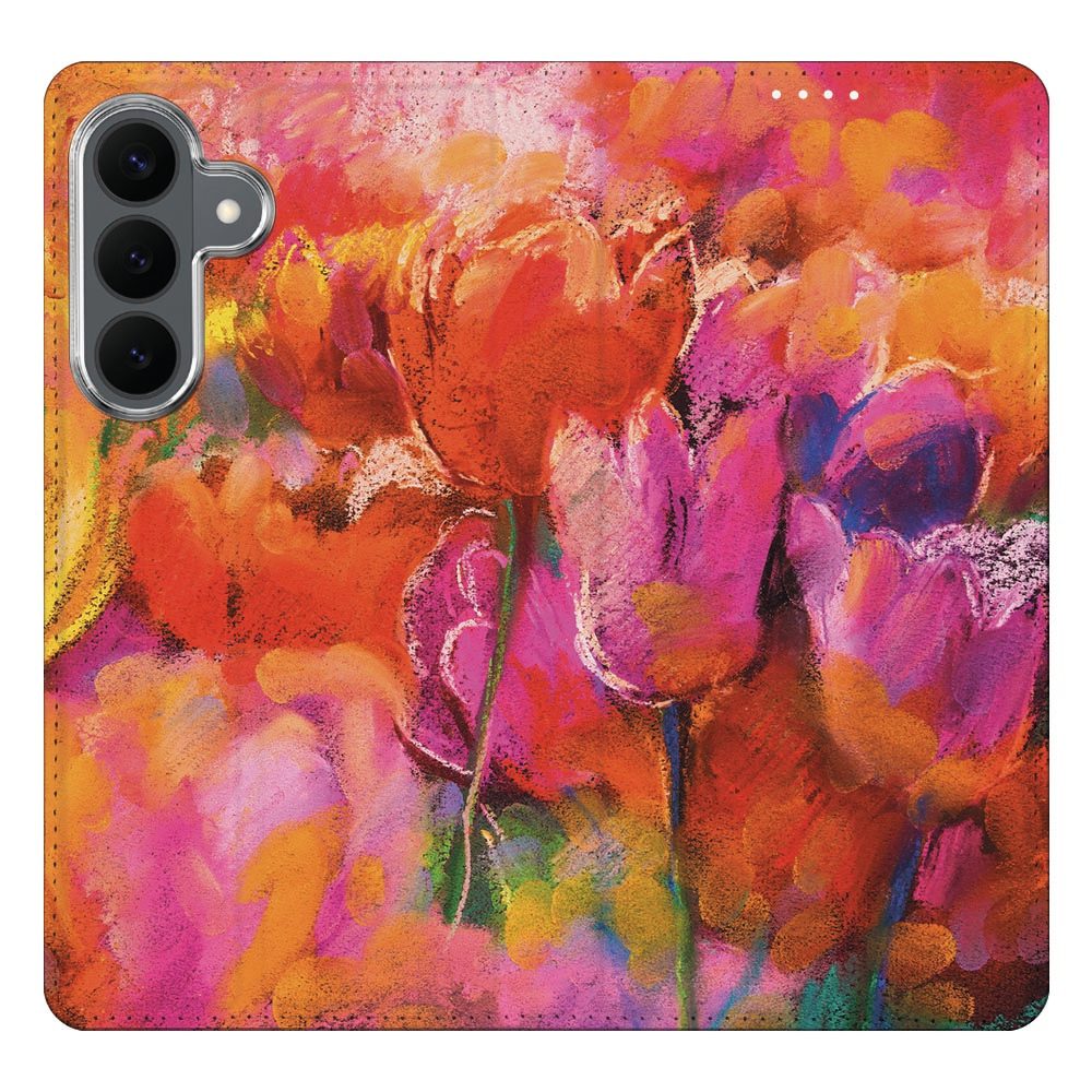 Samsung Galaxy S26 FE boekhoesje Tulips met pasjesvak