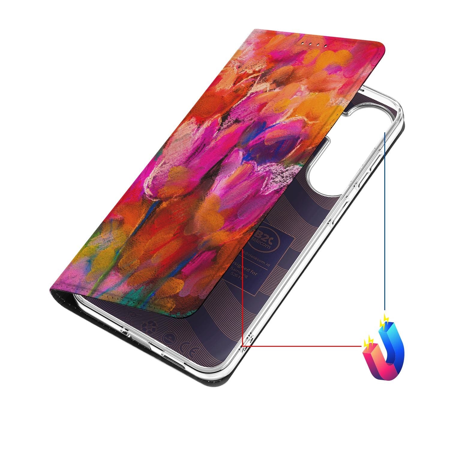 Samsung Galaxy S26 FE hoesje Tulips met magneetsluiting