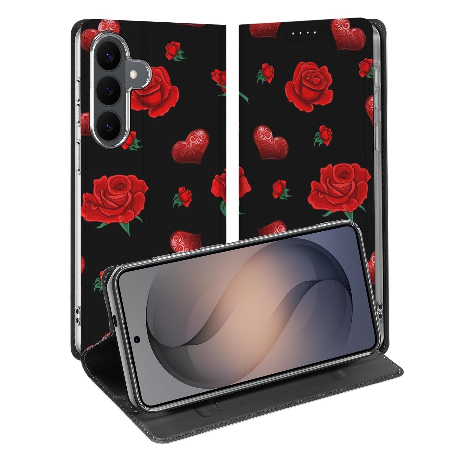 Samsung Galaxy S26 FE standcase met Valentine-print