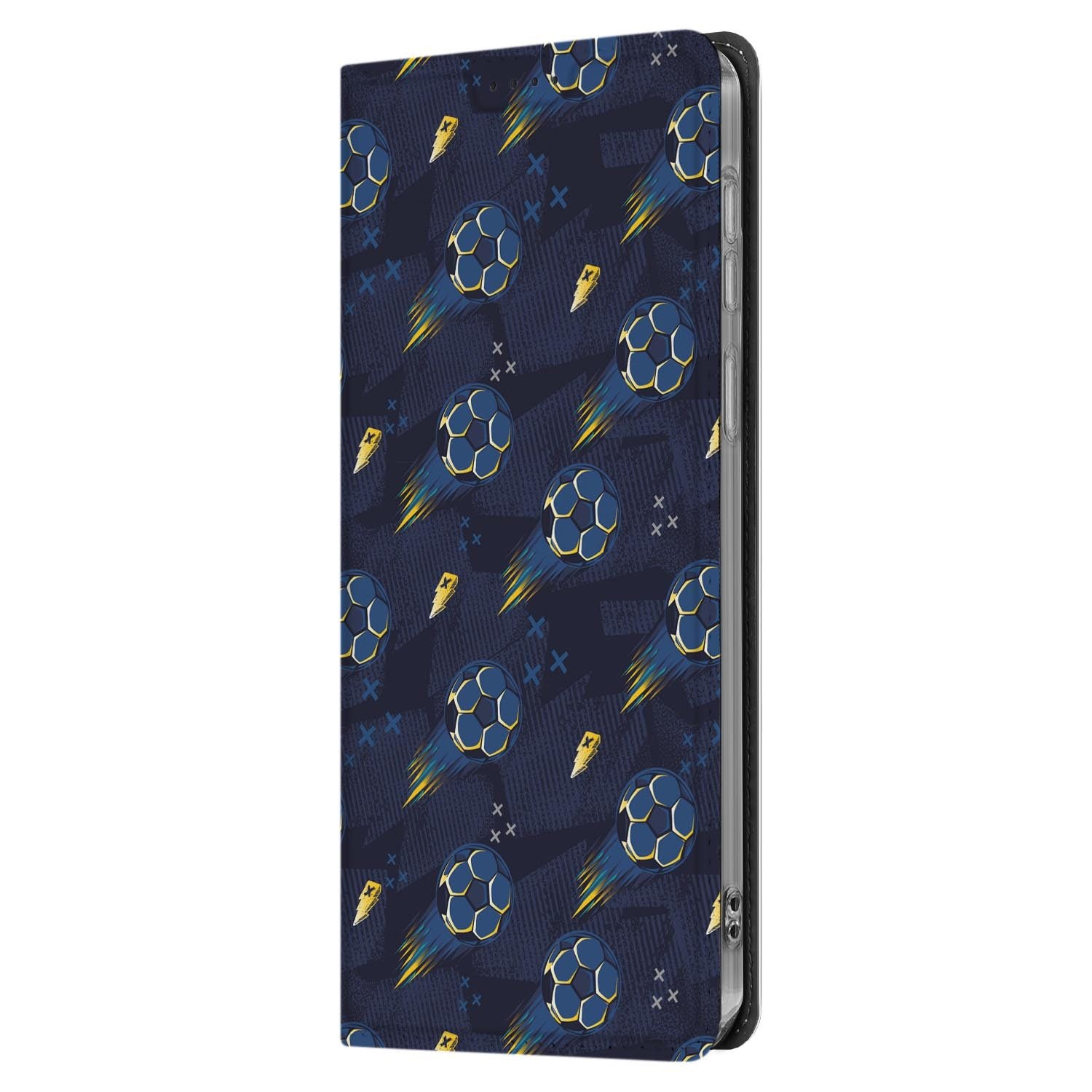 Samsung Galaxy S26 FE standcase Voetbal, geschikt voor draadloos laden