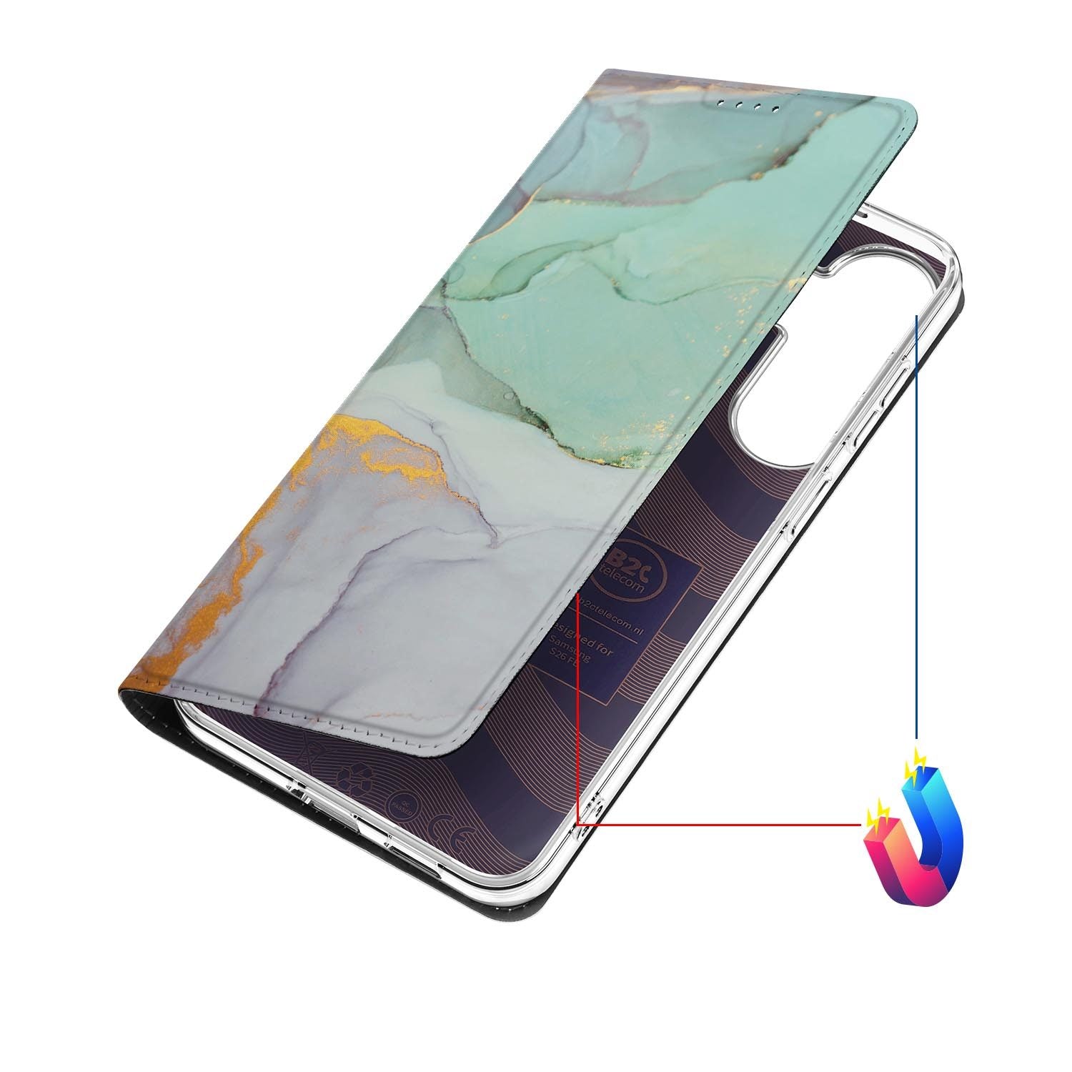 Samsung Galaxy S26 FE hoesje Watercolor Mix met magneetsluiting
