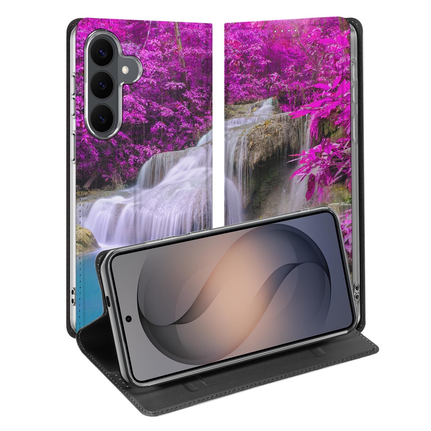 Samsung Galaxy S26 FE standcase met Waterval-print