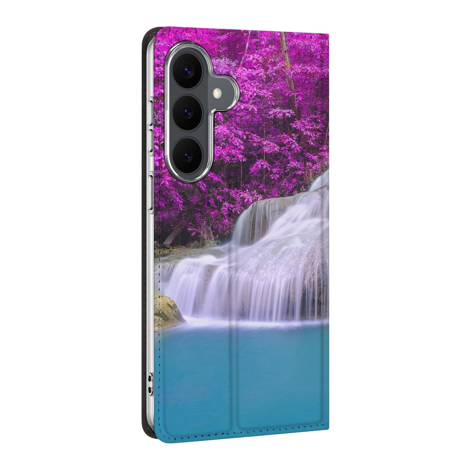Samsung Galaxy S26 FE standcase Waterval, bescherming voor- en achterkant