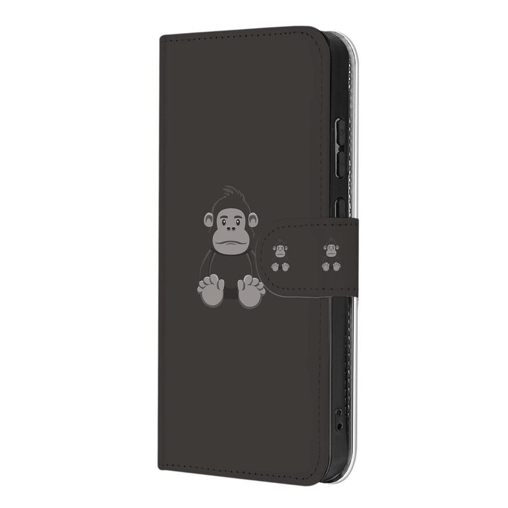 Samsung Galaxy S26 Plus Portemonnee Hoesje Gorilla Bruin Zijkant.