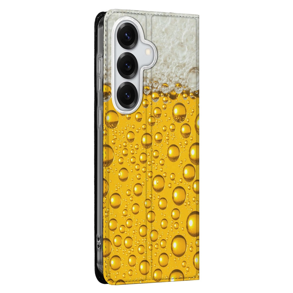 Samsung Galaxy S26 Plus Telefoonhoesje Bier Bierprint Zijkant.