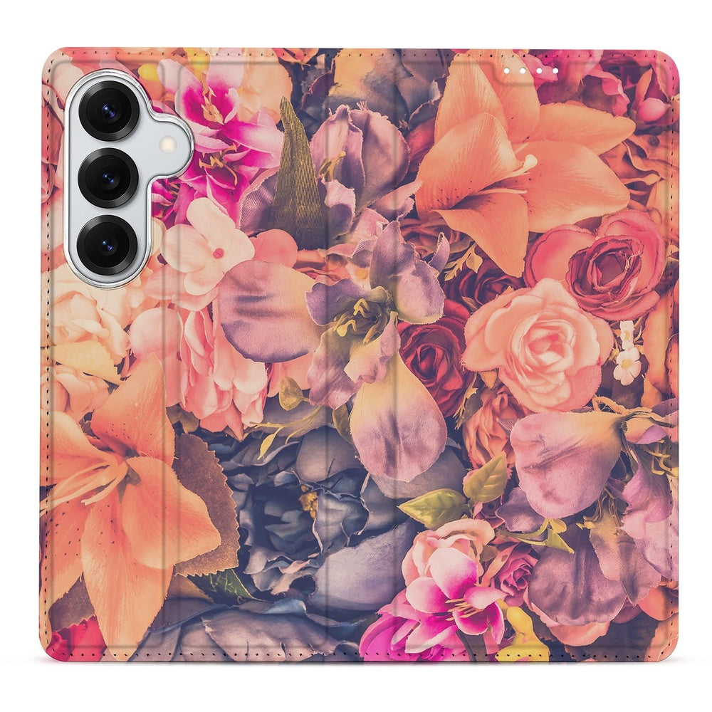 Samsung Galaxy S26 Plus Telefoonhoesje Bosje Bloemen detail bloemenprint.