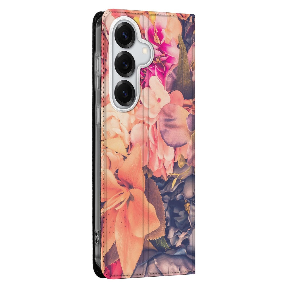 Samsung Galaxy S26 Plus Telefoonhoesje Bosje Bloemen detailweergave bloemenprint.