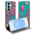 Samsung Galaxy S26 Plus Standcase Hoesje Cirkels en Vlinders Vooraanzicht.