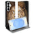 Samsung Galaxy S26 Plus Book Wallet Case Leeuw voorkant en openstaand.