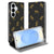 Samsung Galaxy S26 Plus Book Case Leopards zwart goud luipaardprint vooraanzicht.