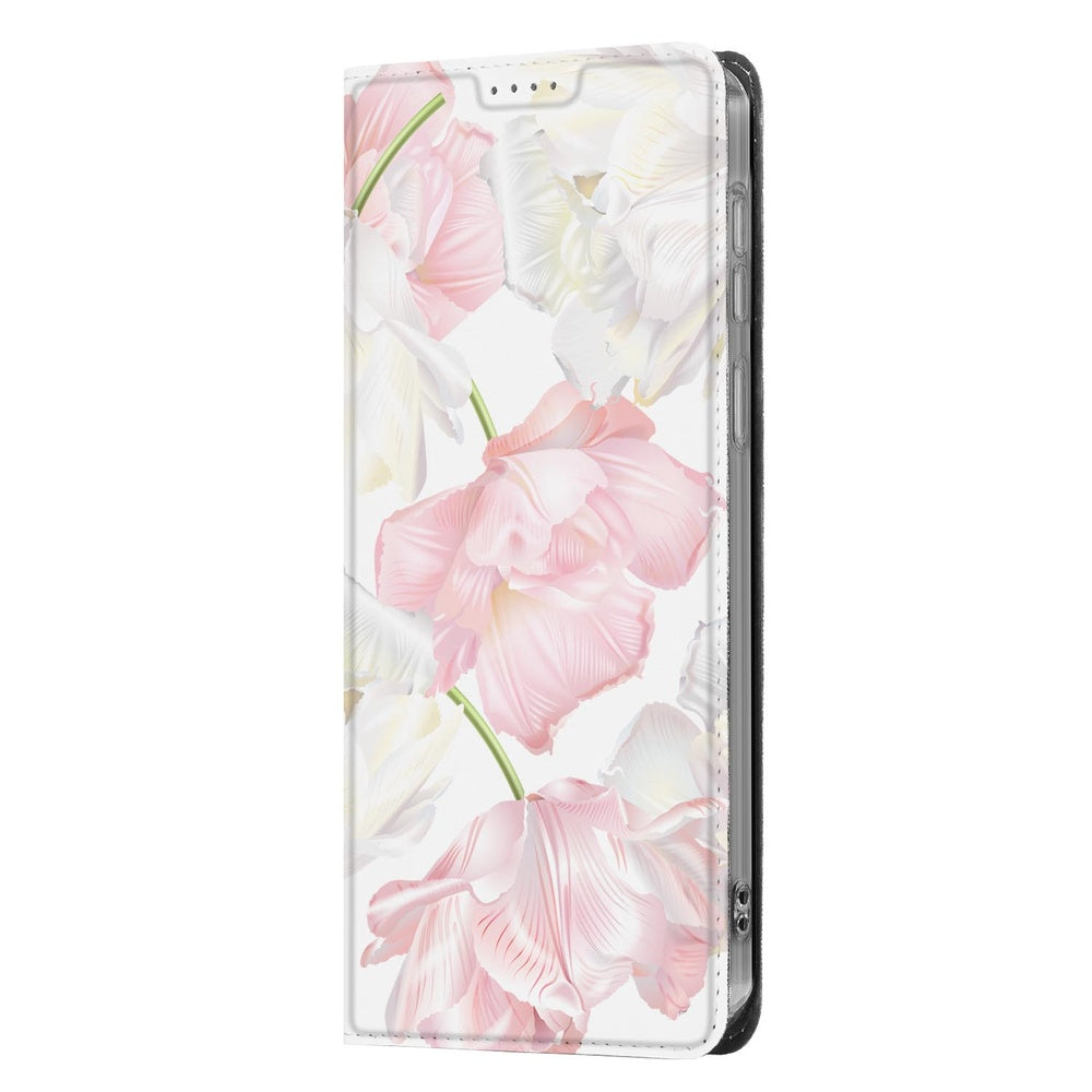 Samsung Galaxy S26 Plus Book Cover Lovely Flowers bloemenprint vooraanzicht.
