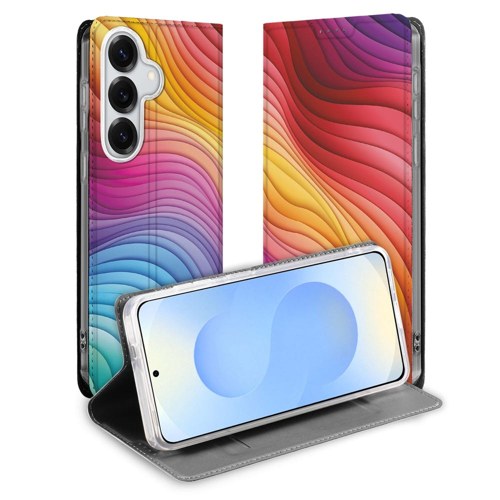 Samsung Galaxy S26+ Telefoonhoesje Regenboog Vooraanzicht.