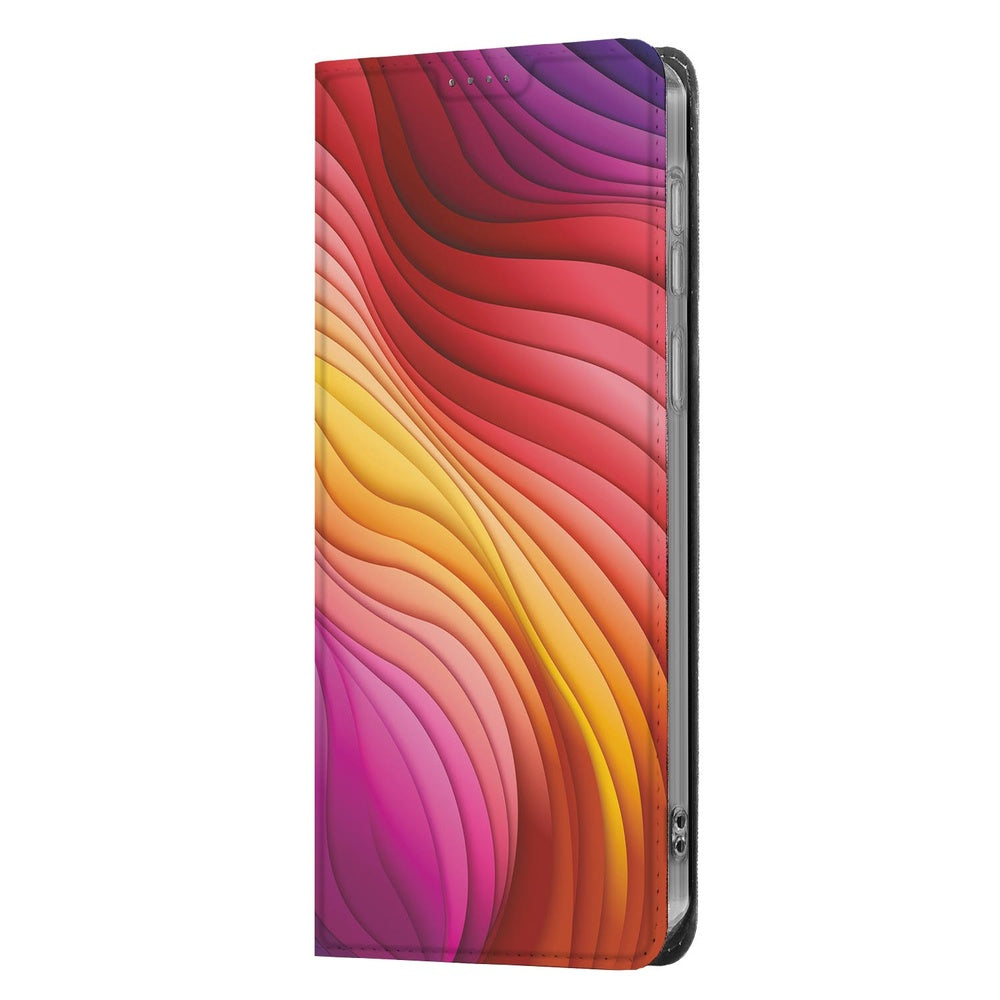 Samsung Galaxy S26+ Telefoonhoesje Regenboog Designzijde Zijkant.