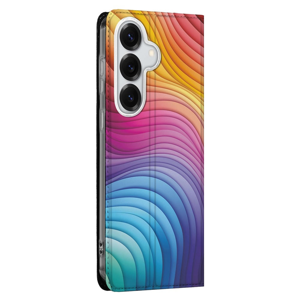 Samsung Galaxy S26+ Telefoonhoesje Regenboog Vooraanzicht.