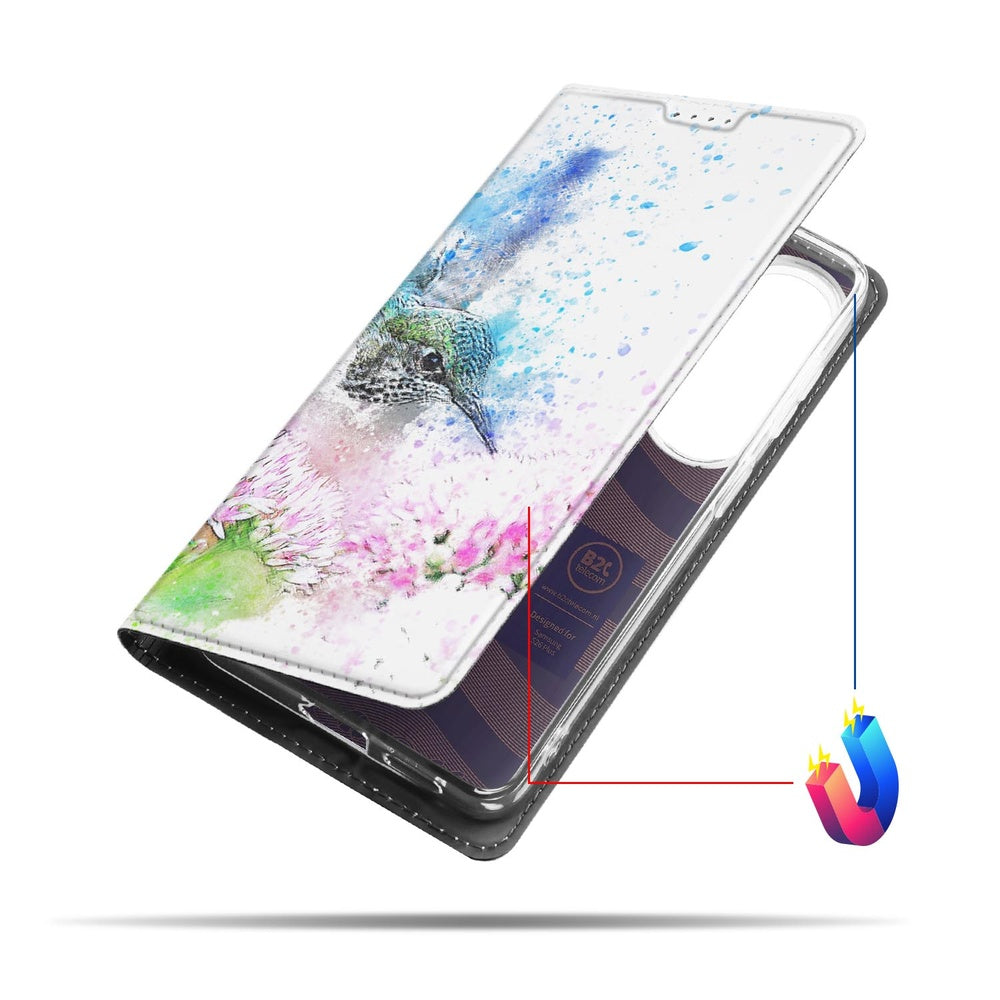 Samsung Galaxy S26 Plus Standcase Hoesje Vogel Vogelontwerp Vooraanzicht.